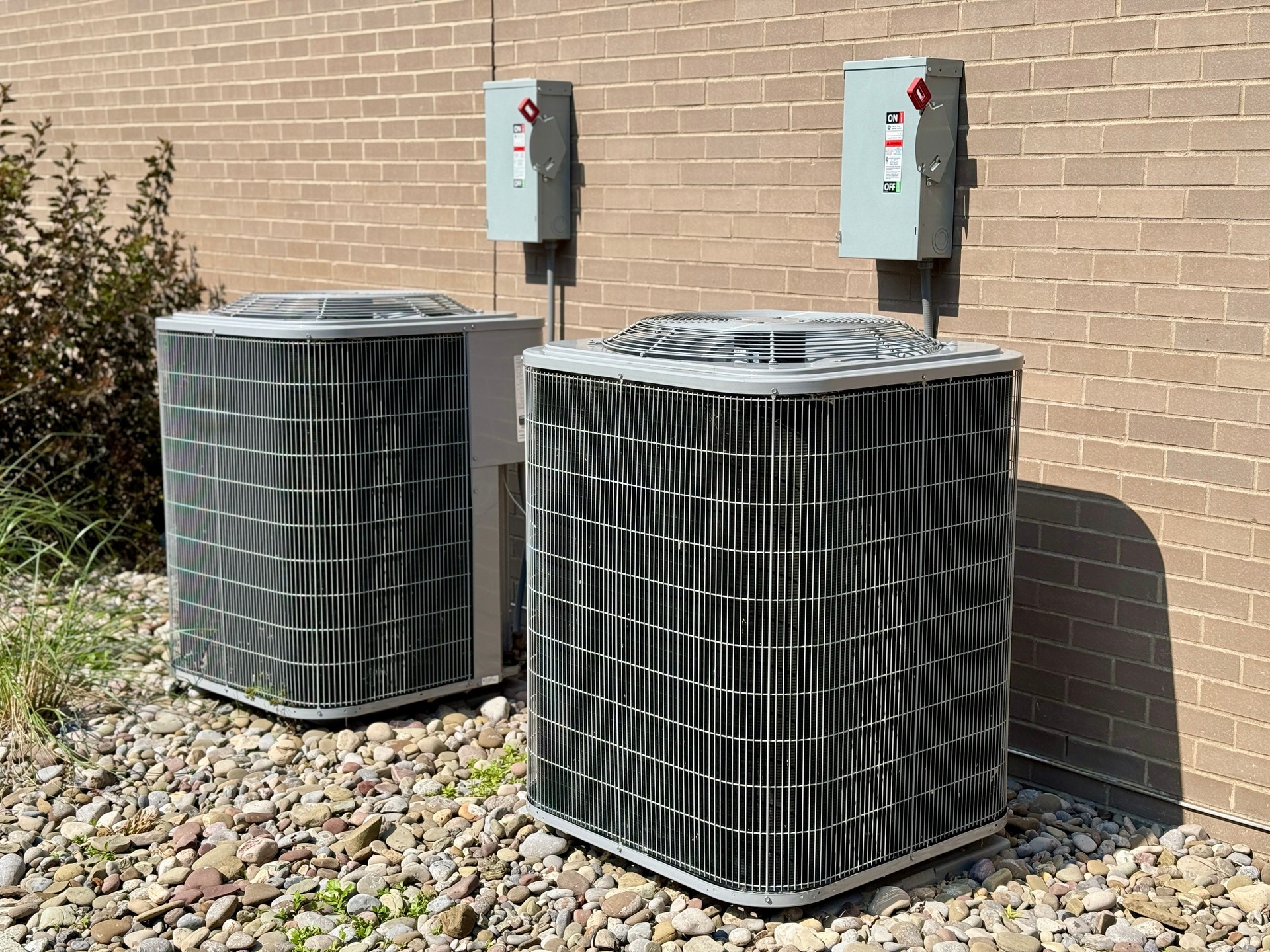 Exterior Air Conditioning Units HVAC Heating and Cooling System